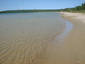 Sandy beach in Michigan