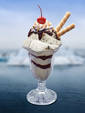 Ice Sundae On Sea