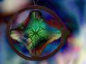 Stained glass ornament