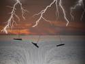 Boats in a storm