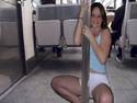 subway pole dancing