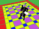 retro dance floor