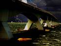 moon lit bridge