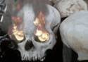 flaming skull GIF