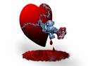 -BLEEDING HEART- 3-D