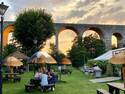 Beer garden parasols