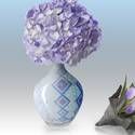 Hydrangea and tulip