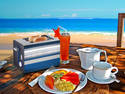 Breakfast at the beach