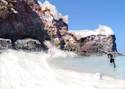 beach in the winter