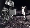 The real moon landing