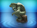 Thinker frog