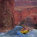 Rafting down the road