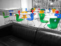 Color full chairs