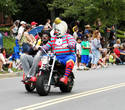 clowns riding