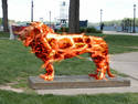 Exploding Lion