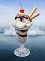 Ice Sundae On Sea