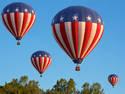 Patriotic hot air Balloo