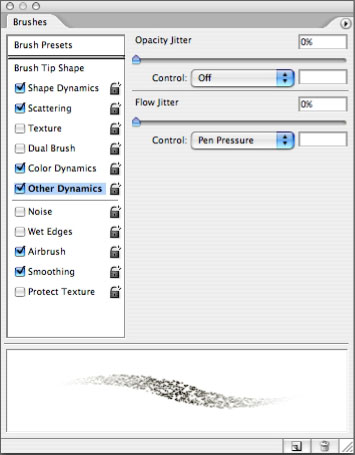 Brush Settings: Other Dynamics